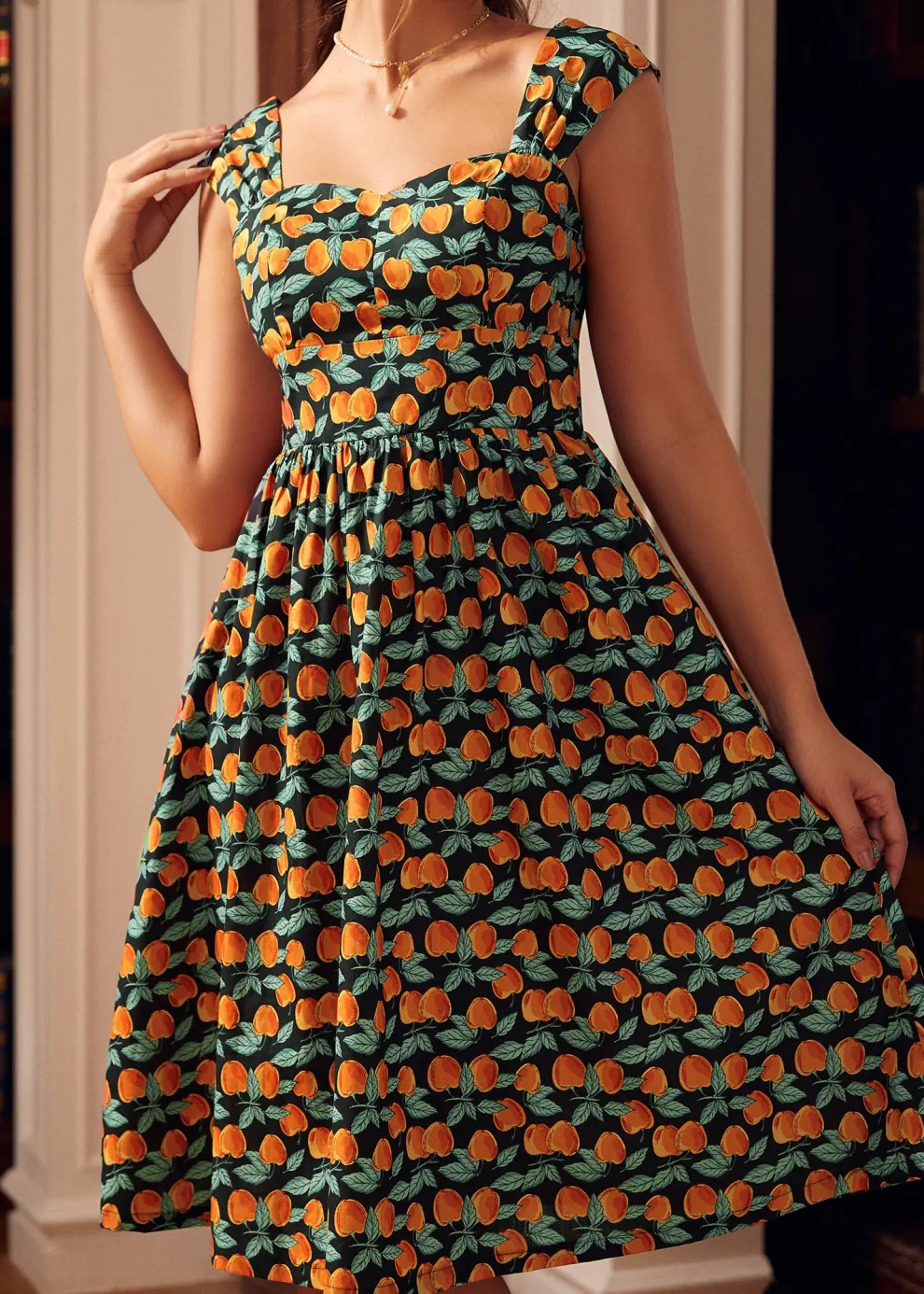Sun-Kissed Fairytale Midi Dress