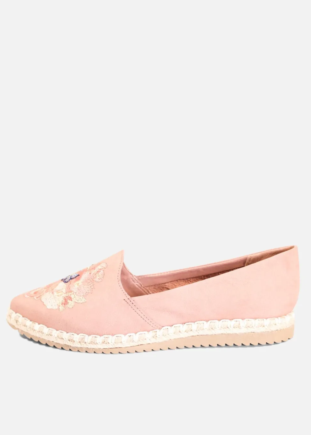 Sutton Suede Embroidered Espadrille