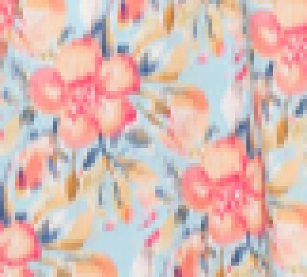 Sweet Hibiscus Swing Dress