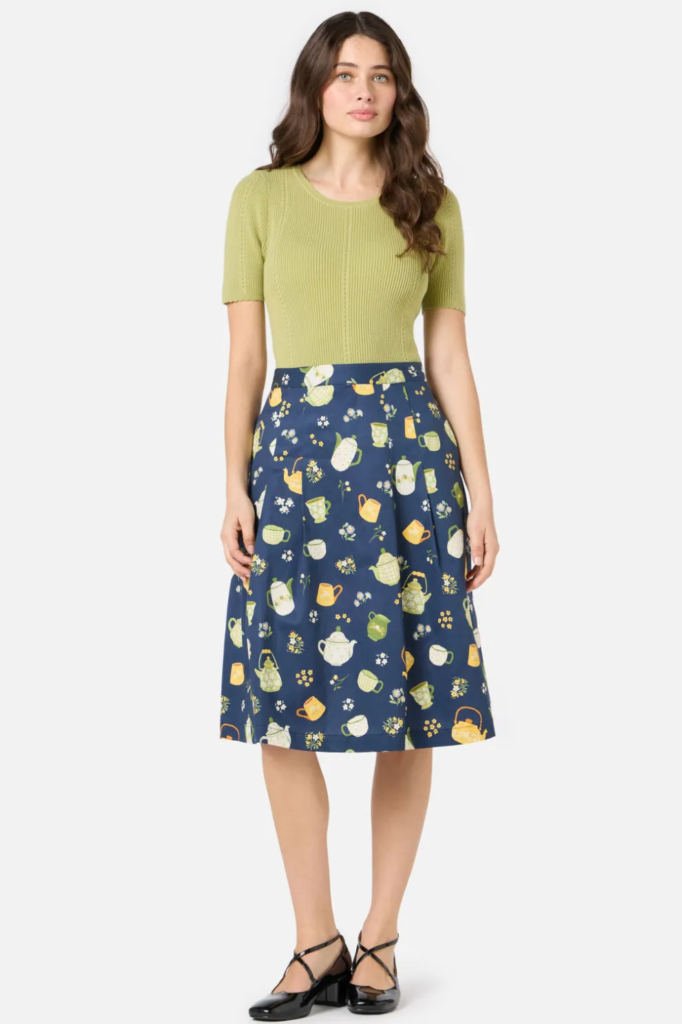 Tea Time Pleat Skirt