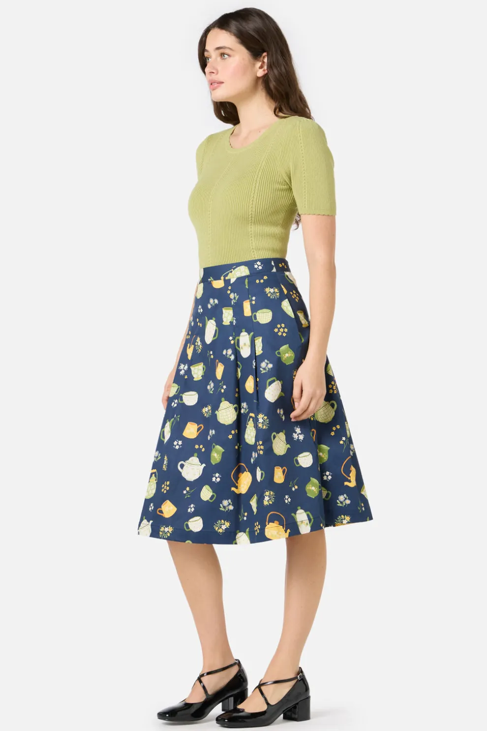 Tea Time Pleat Skirt
