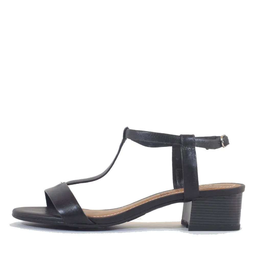 Terri T-Strap Suede Sandals