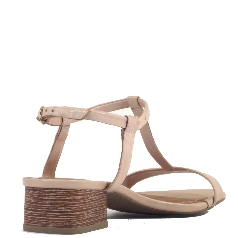 Terri T-Strap Suede Sandals