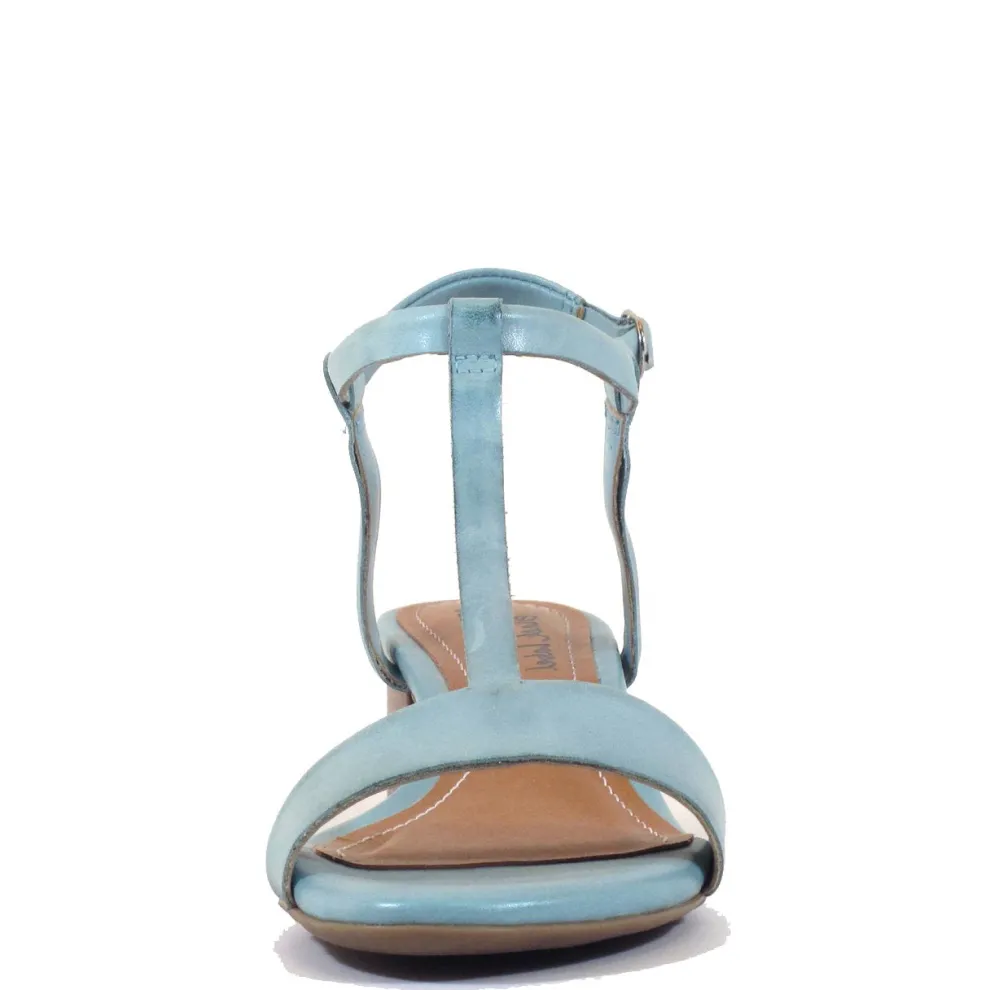 Terri T-Strap Suede Sandals