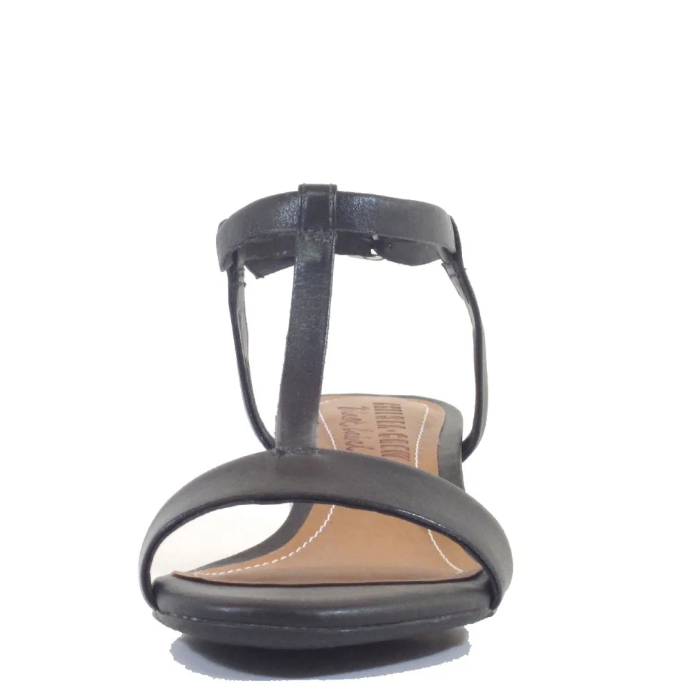 Terri T-Strap Suede Sandals