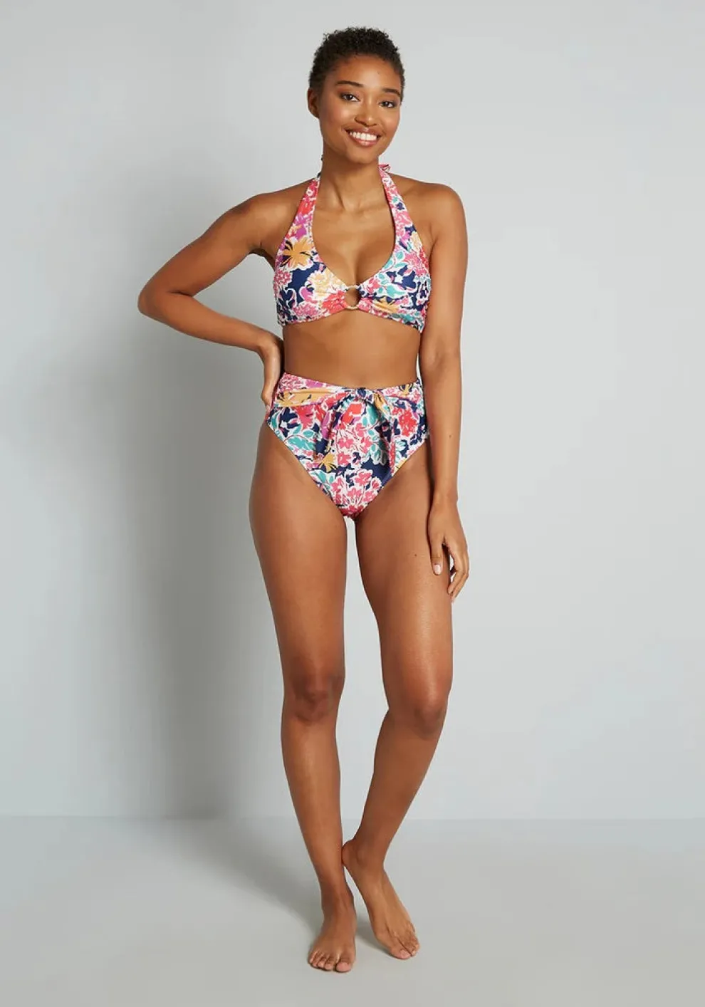 The Cindy High-Waisted Bikini Bottom