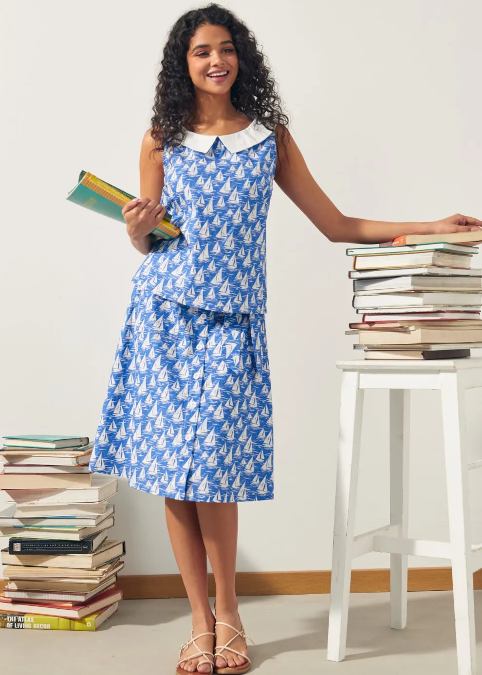 The Class Act Collar Top