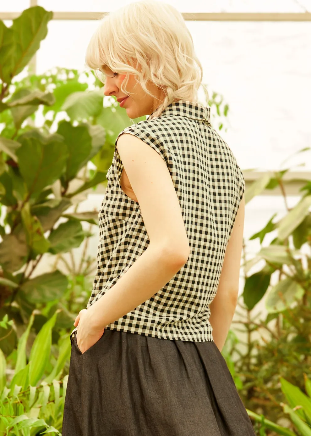 The Garden Stroll Bow Blouse