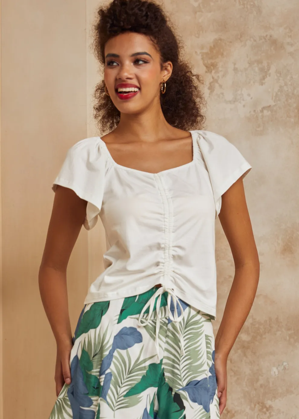 The Ruching Romance Top