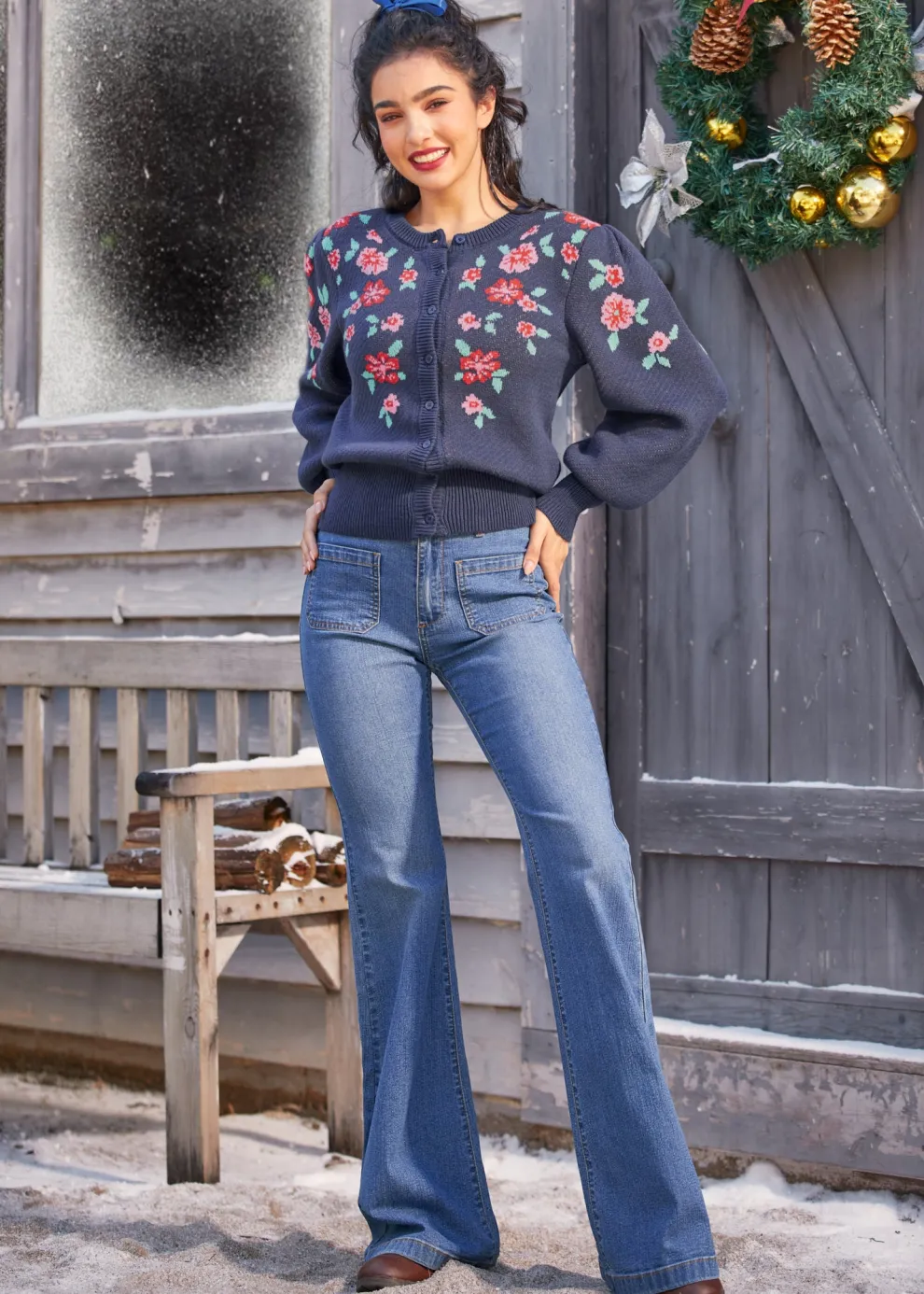 Timeless Tapestry Jacquard Cardigan