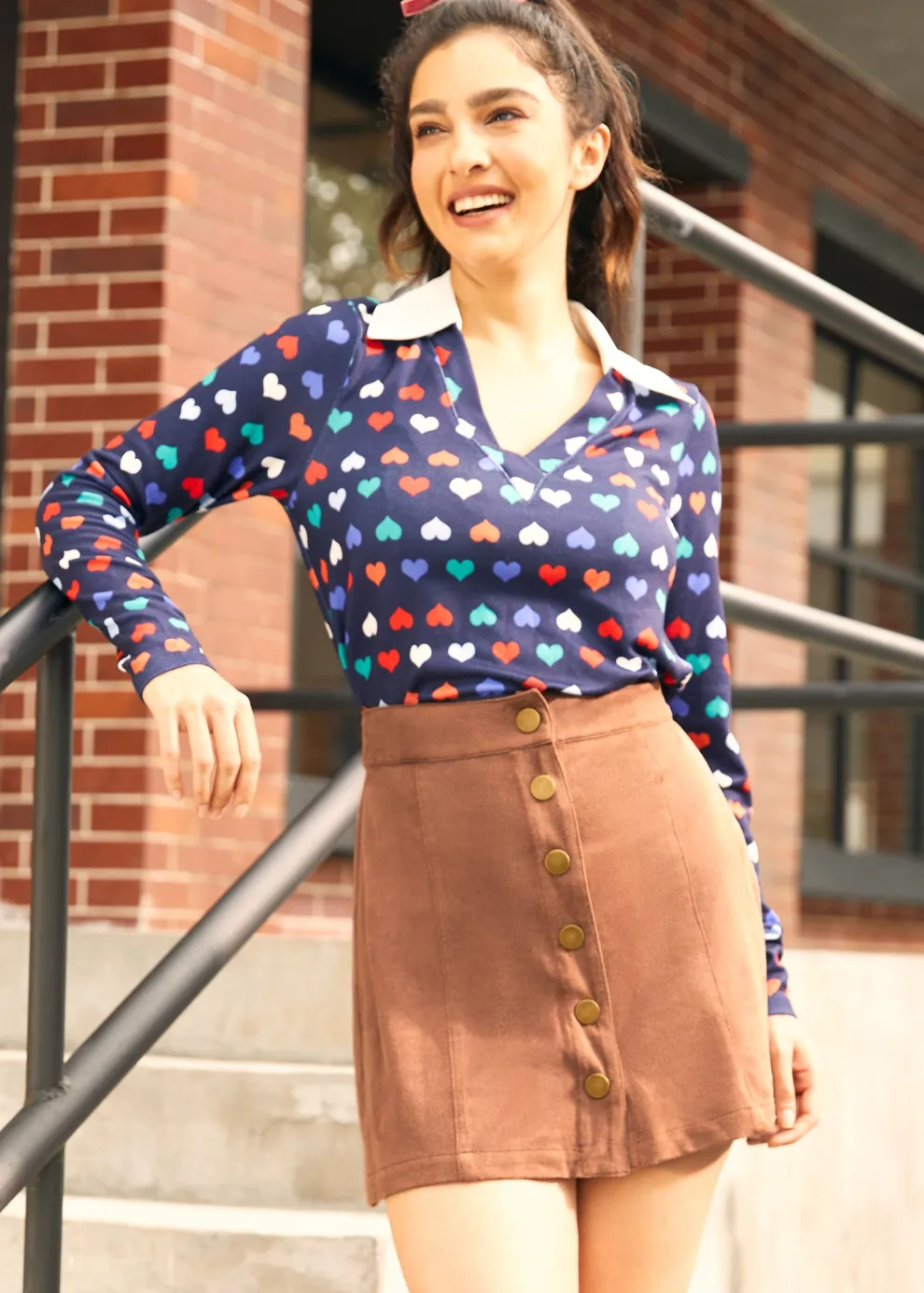 Twirling Twilight A-Line Skirt