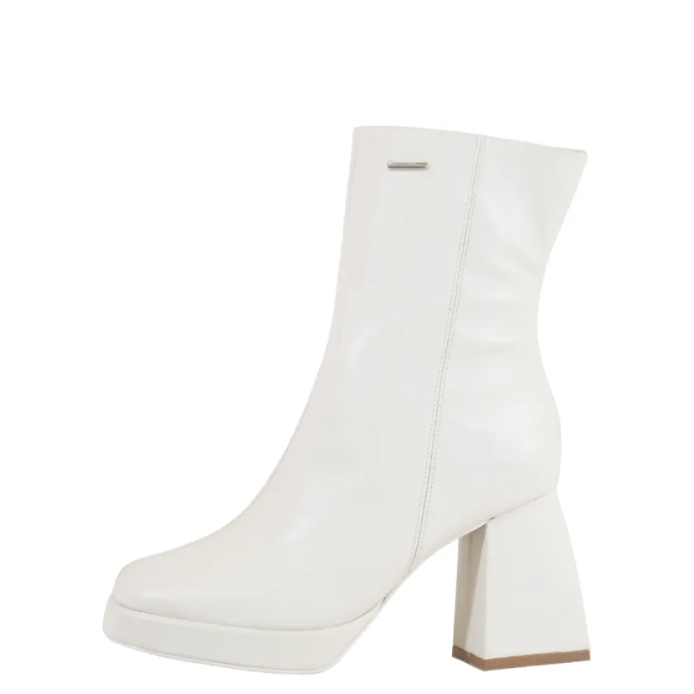 Valerie Molded Leather Booties