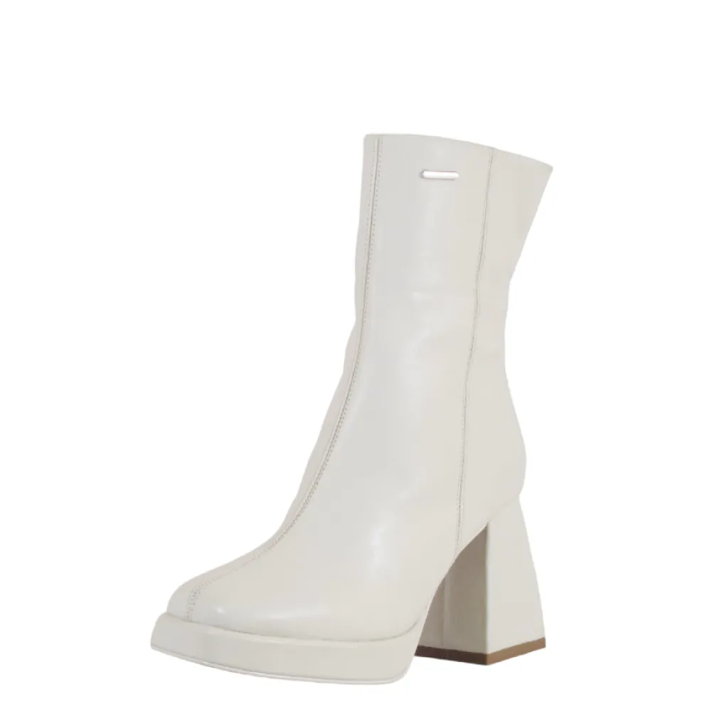 Valerie Molded Leather Booties