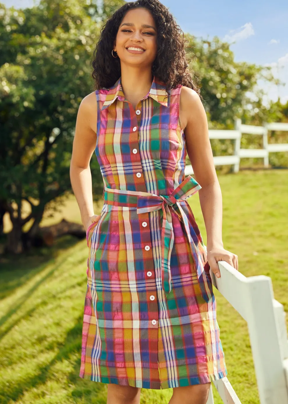 Vintage Voyage Shirt Dress