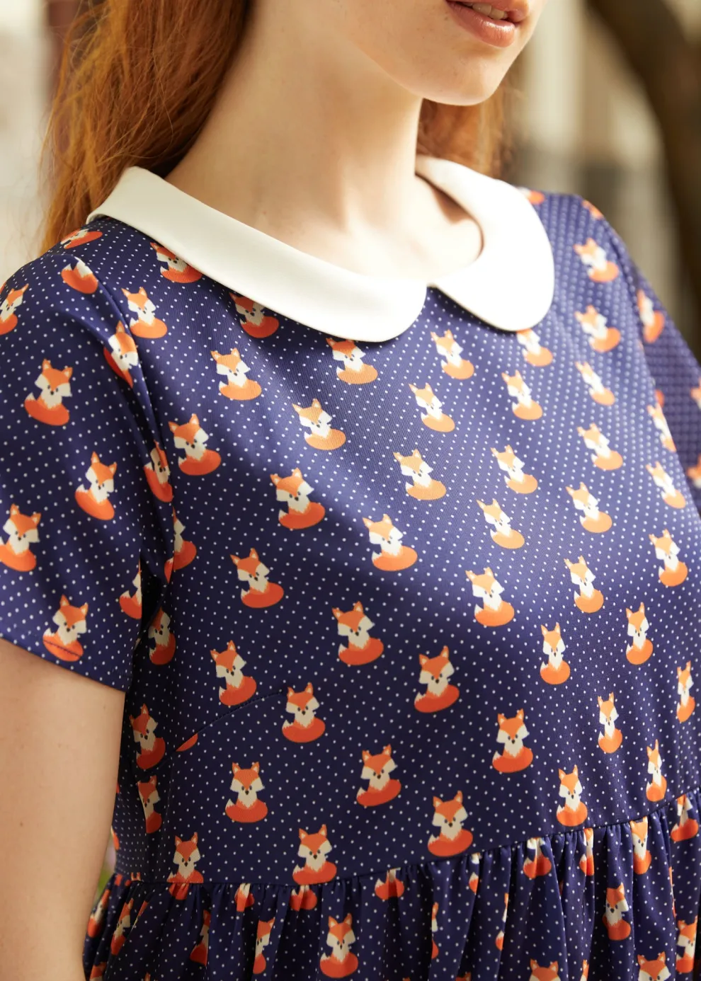 Whimsy & Wonder Collar Empire Dress