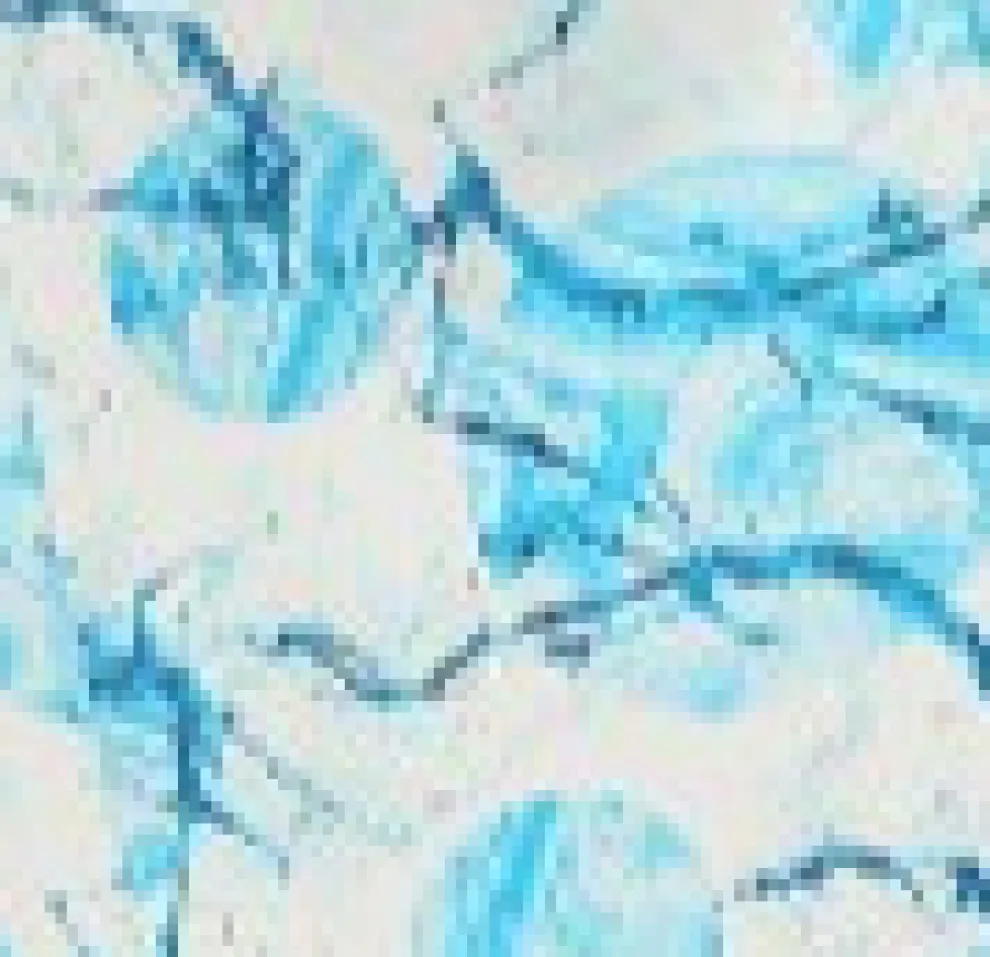 White & Blue Floral Halter Dress