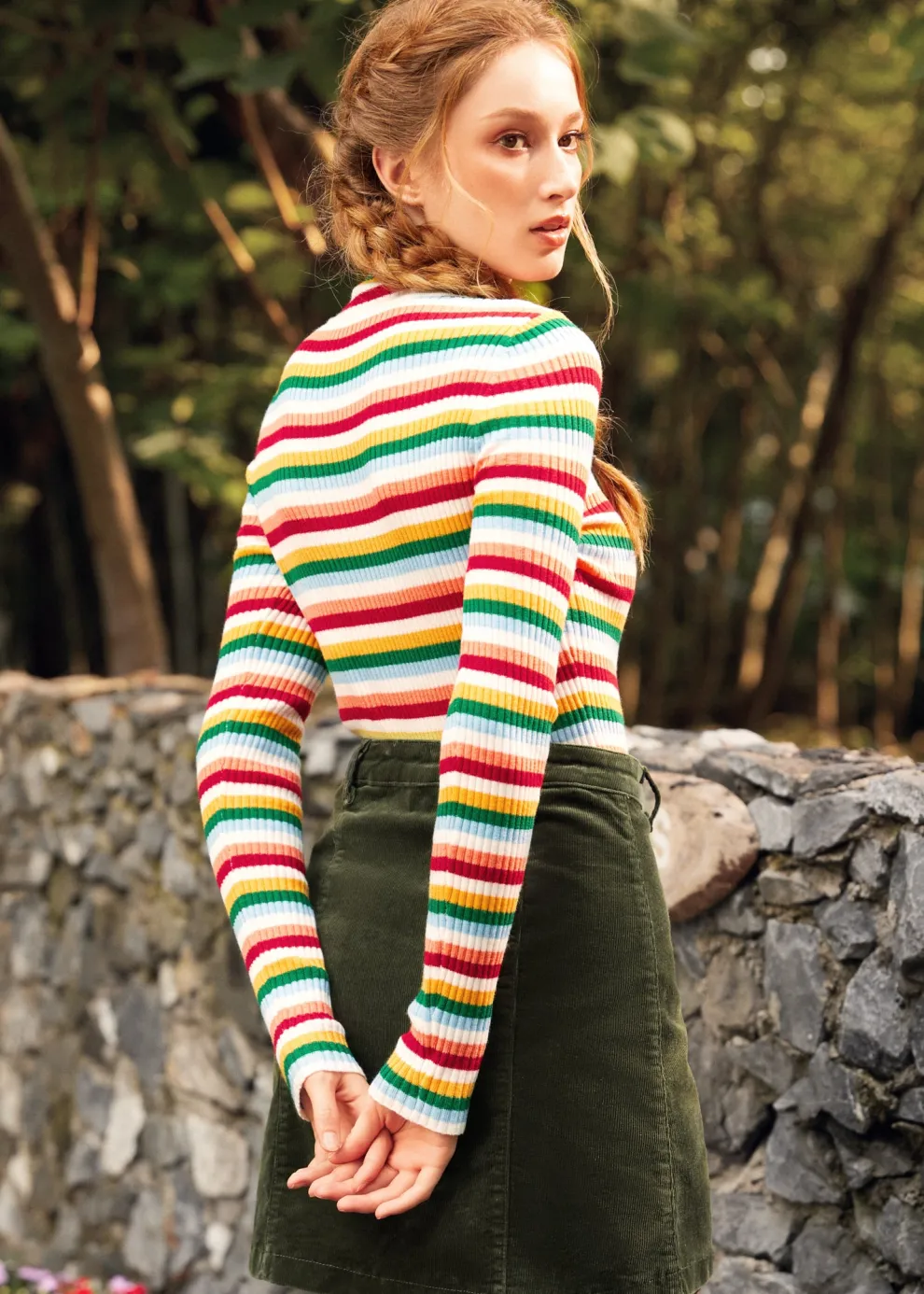 Woodstock Wanderer Ribbed Turtleneck