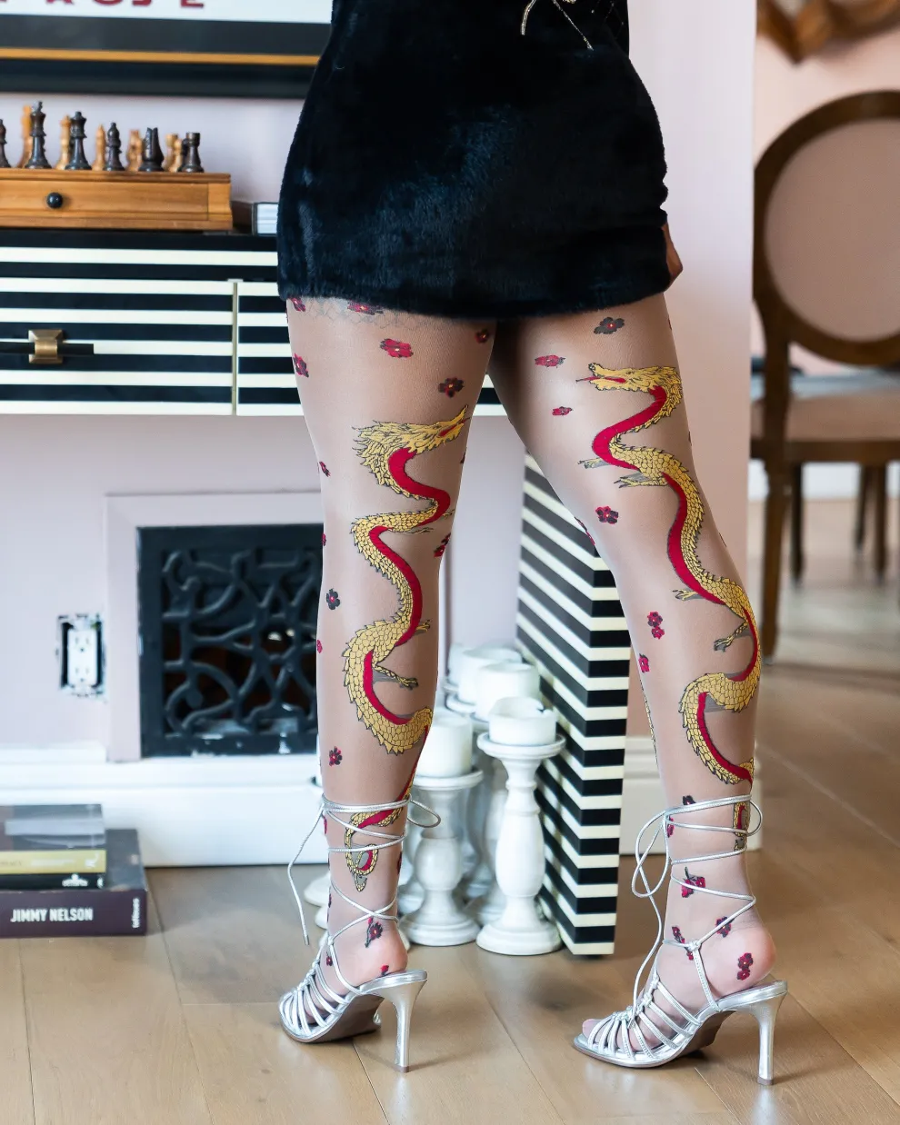 Year of the Dragon Sheer Tights
