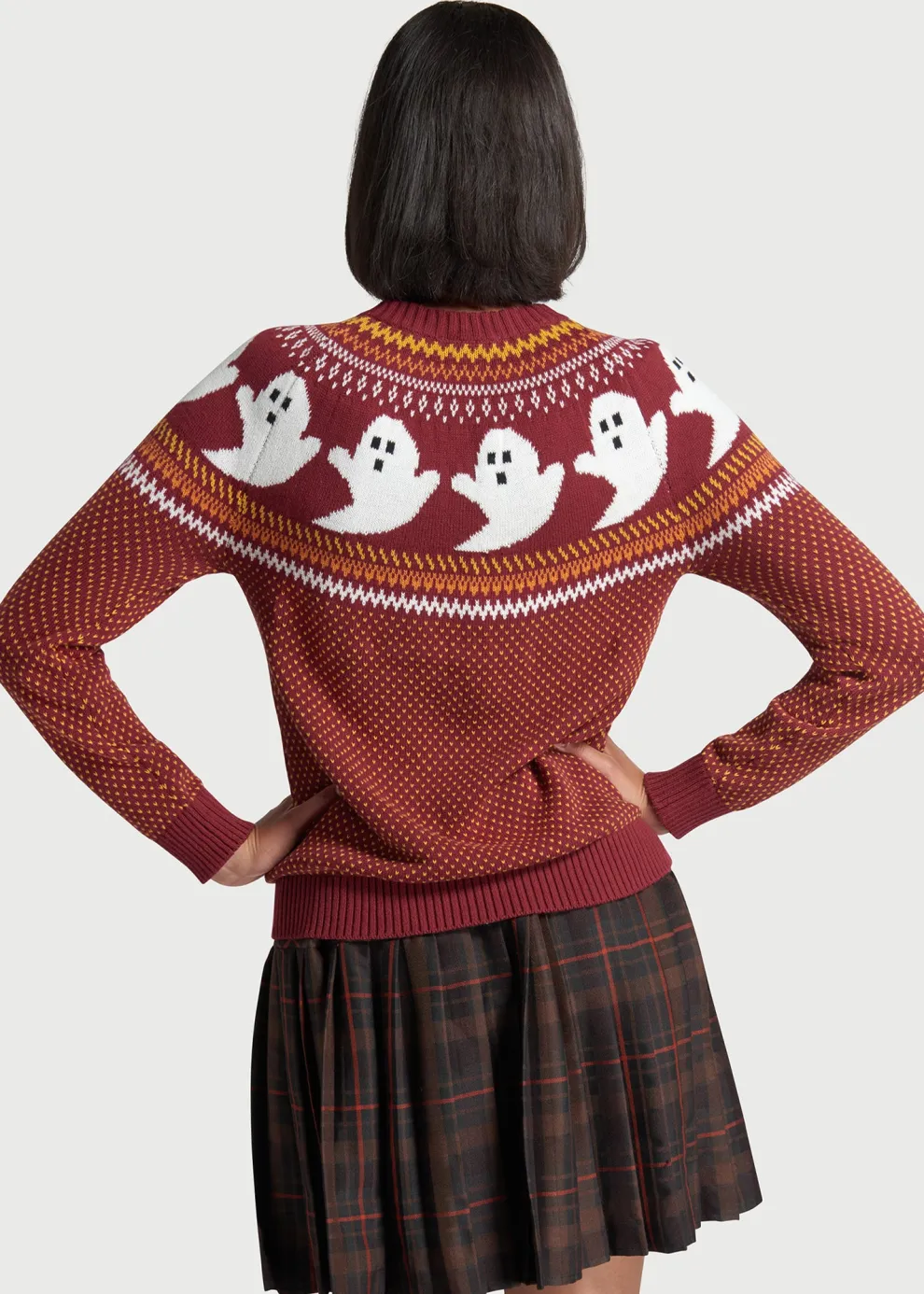 You've Been Ghosted Fair Isle Sweater